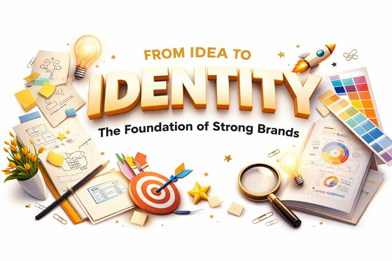 Read more about the article FROM IDEA TO IDENTITY: THE FOUNDATION OF STRONG BRANDS